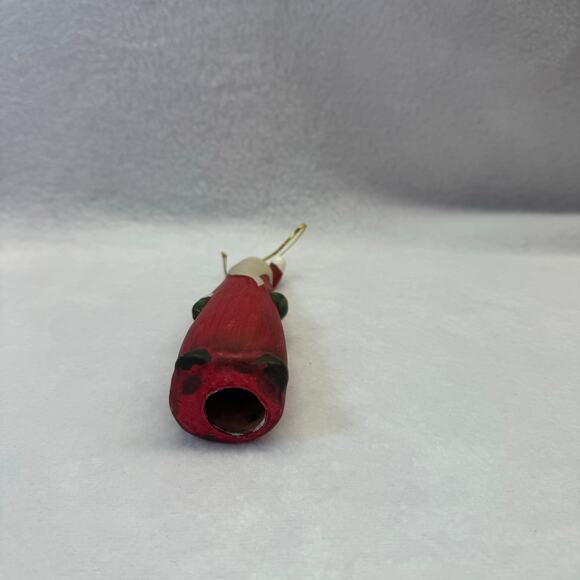 Vintage Hand Paint Santa Christmas Tree Ornament-Handmade Decor-Unique-good - Picture 7 of 9